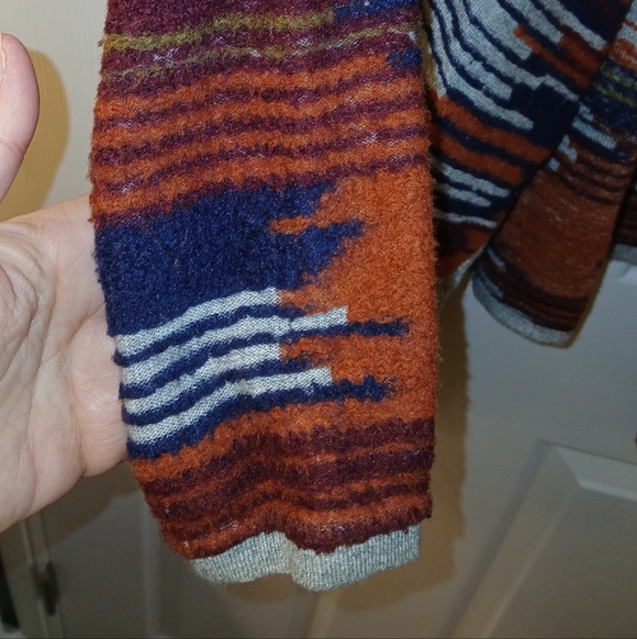 Lucky Brand Aztec Print Open‑Front Cardigan – Size Small - Picture 4 of 5